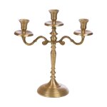 Chandelier 3 branches or en aluminium