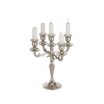 Chandelier argent  5 branches 26cm