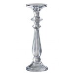 Chandelier / bougeoir verre transparent h30, 5cm Chandelier / bougeoir verre transparent h30, 5cm