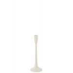 Chandelier en métal blanc 11x11x30 cm Chandelier en métal blanc 11x11x30 cm