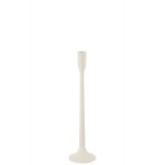 Chandelier en métal blanc 11x11x41 cm Chandelier en métal blanc 11x11x41 cm