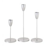 Chandeliers de table argents - lot de 3