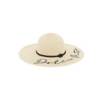 Chapeau femme en papier cord dolce vita