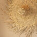 Chapeau de paille naturelle xxl osier naturel 100 cm Chapeau de paille naturelle xxl osier naturel 100 cm