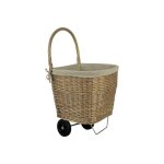 Chariot  bches en osier vieilli