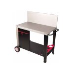 Chariot plancha en mtal 90 x 47 cm salvia - somagic