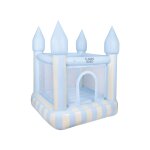 Chteau gonflable pvc avec gonfleur, bleu