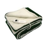 Chauffe - lit électrique 160w effet peau de mouton vert et beige Chauffe - lit électrique 160w effet peau de mouton vert et beige