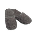 Chausson de bain en eponge gris fonc taille 40