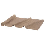 Chemin de table en coton beige paillettes dores 45x150