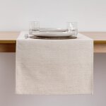 Chemin de table jacquard fil doré 45x140cm Chemin de table jacquard fil doré 45x140cm