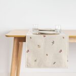 Chemin de table jacquard multicolore 45x140cm Chemin de table jacquard multicolore 45x140cm