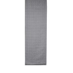 Chemin de table en polyester gris 140x40