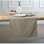 Chemin de table toile de coton naturel 50x150 Chemin de table toile de coton naturel 50x150