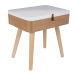 Chevet vintage avec porte abattante Chevet vintage avec porte abattante