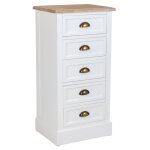 Chiffonnier blanc 45x35x90h