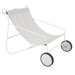 Chilienne design en aluminium blanc Chilienne design en aluminium blanc