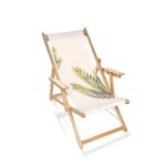 Chilienne de jardin en bois d'eucalyptus avec motif feuille Chilienne de jardin en bois d'eucalyptus avec motif feuille