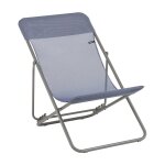 Chilienne jardin pliant multi - positions en acier bleu l83xl62xh91 Chilienne jardin pliant multi - positions en acier bleu l83xl62xh91