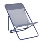 Chilienne jardin pliant multi - positions en acier bleu l83xl62xh91 Chilienne jardin pliant multi - positions en acier bleu l83xl62xh91
