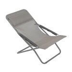 Chilienne pliante en acier marron l93xl67xh88 Chilienne pliante en acier marron l93xl67xh88