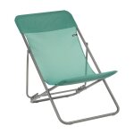 Chilienne pliante multi - positions en acier vert l83xl62xh91 Chilienne pliante multi - positions en acier vert l83xl62xh91