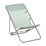 Chilienne pliante multi - positions en acier vert l83xl62xh91