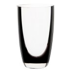 Chope en verre effet brush noir