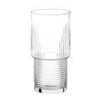 Chope en verre transparent