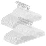 Cintres 50 pices cintres en plastique peu encombrant blanc