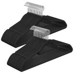 Cintres en velours lot de 50 abc plus flocage noir