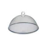Cloche alimentaire en mtal chrom