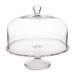 Cloche  gteau en verre 285() mm