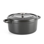 Cocotte 26 cm noir en fonte aluminium