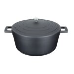 Cocotte 5l en fonte d'aluminium noir 29 x 36 x 18 Cocotte 5l en fonte d'aluminium noir 29 x 36 x 18