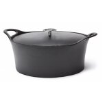 Cocotte ovale noire 35cm
