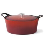 Cocotte ovale rouge 35cm