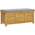 Coffre de jardin marron 125 x 60 x 54 cm Coffre de jardin marron 125 x 60 x 54 cm