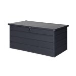 Coffre de jardin mtal 385l anthracite
