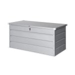 Coffre de jardin mtal 385l gris aluminium