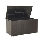 Coffre de rangement 155 cm 75 cm marron