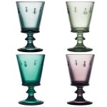 Coffret de 4 verres à vin en 4 couleurs Coffret de 4 verres à vin en 4 couleurs