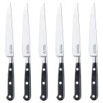 Coffret 6 couteaux steak lame lisse Coffret 6 couteaux steak lame lisse