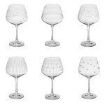 Coffret de 6 verres à pied gustation 58 cl transparents en Coffret de 6 verres à pied gustation 58 cl transparents en