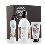 Coffret baume main lait corps et savon douche parfum amande miel Coffret baume main lait corps et savon douche parfum amande miel