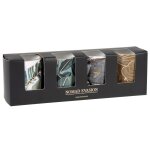 Coffret bougies lumignons parfumées (x4) en verre multicolore Coffret bougies lumignons parfumées (x4) en verre multicolore