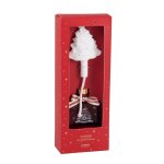 Coffret diffuseur sapin en verre rouge et blanc parfum p�tisserie 30 ml