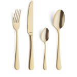 Coffret m�nag�re 24 couverts dor�s