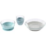 Coffret repas en verre duralex jungle