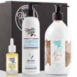 Coffret shampooing avec savon olive et huile cheveux sec Coffret shampooing avec savon olive et huile cheveux sec